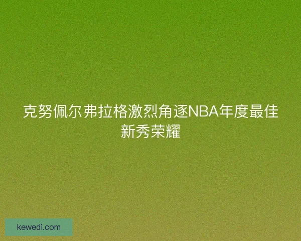 克努佩尔弗拉格激烈角逐NBA年度最佳新秀荣耀